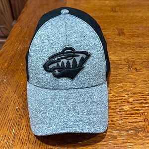 Black/Grey Minnesota Wild Cap